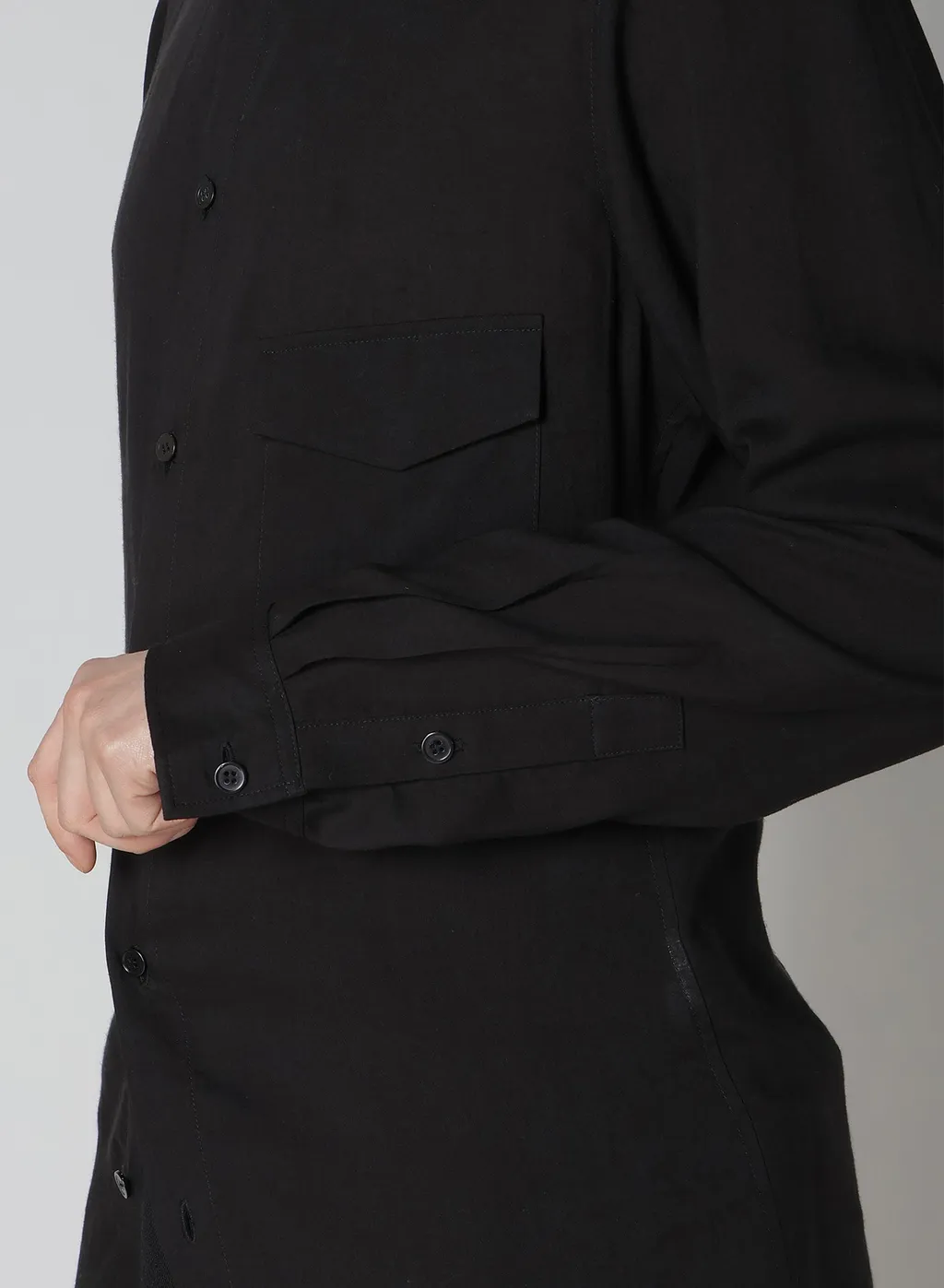 5 Way Collar Tab Blouse