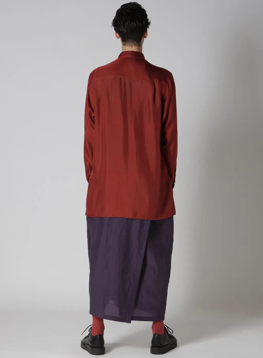 16M Twill Placket Tab Triple Collar Blouse