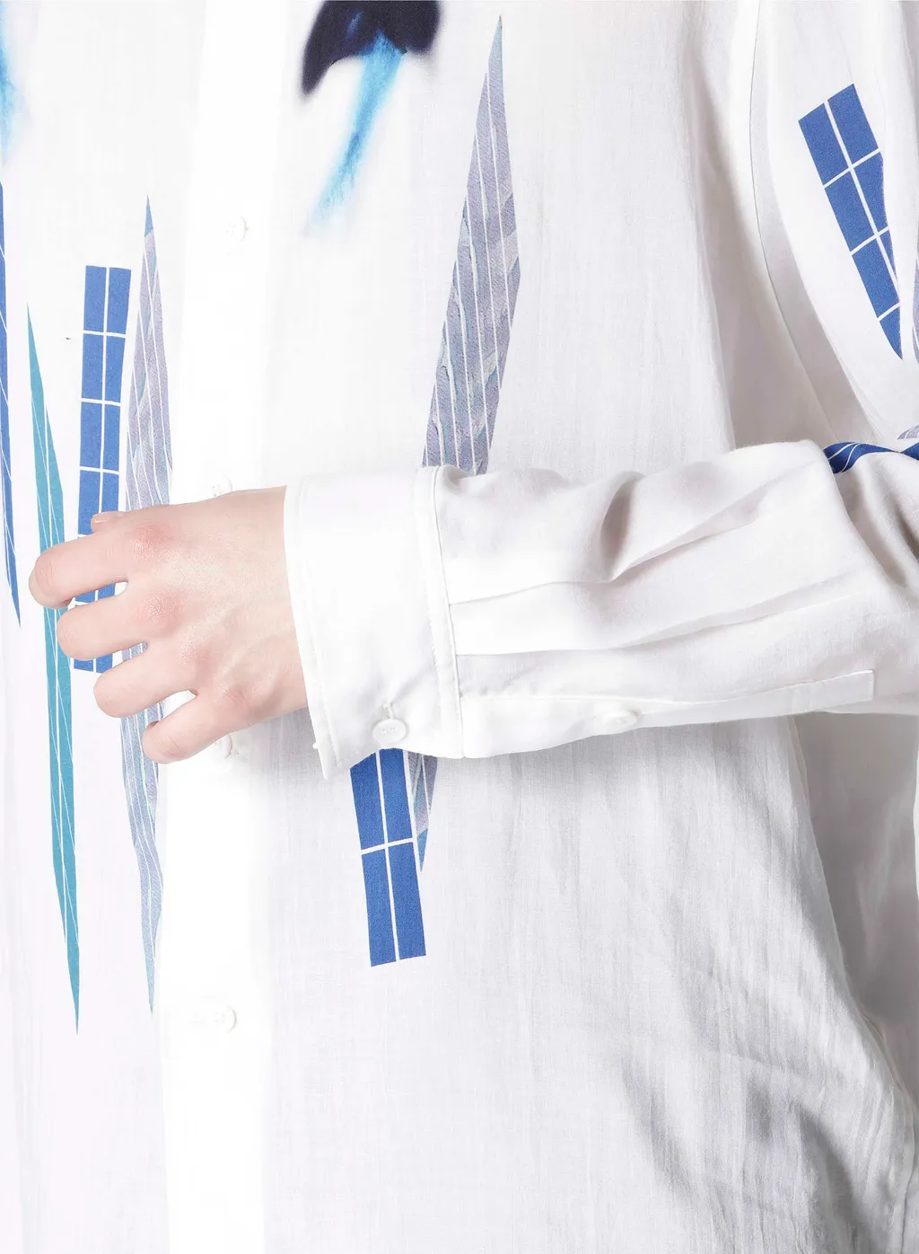 Cellulose Blue Motif Blouse