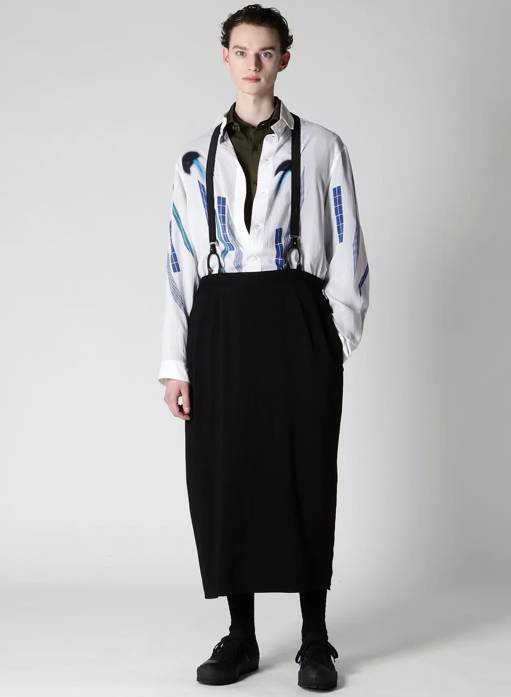 Cellulose Blue Motif Blouse