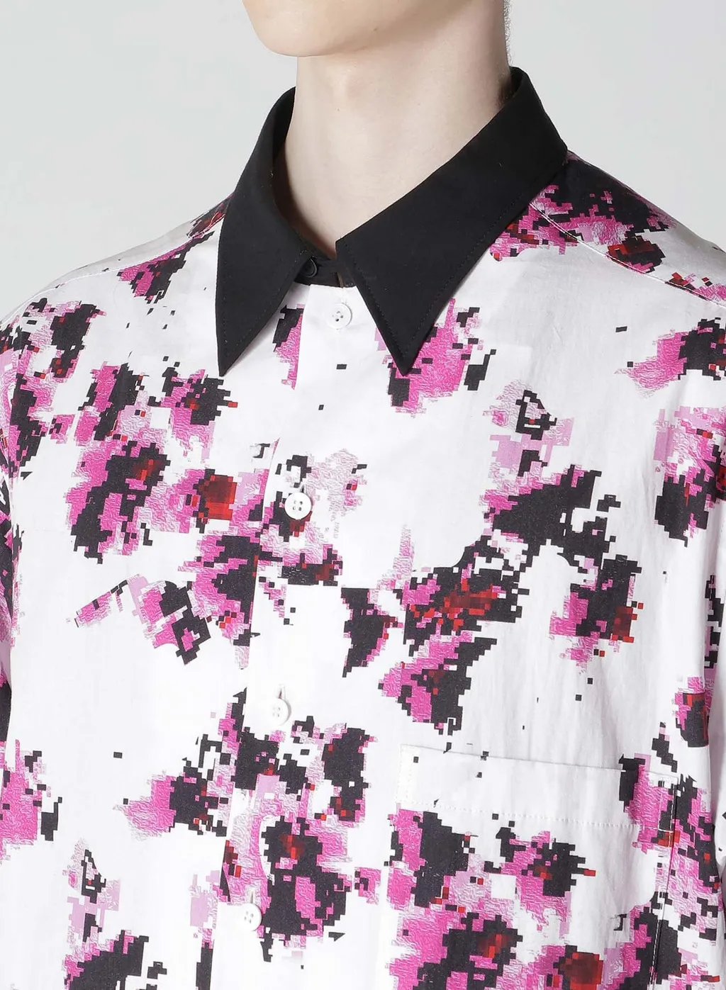Broad Flower Pt Big Blouse