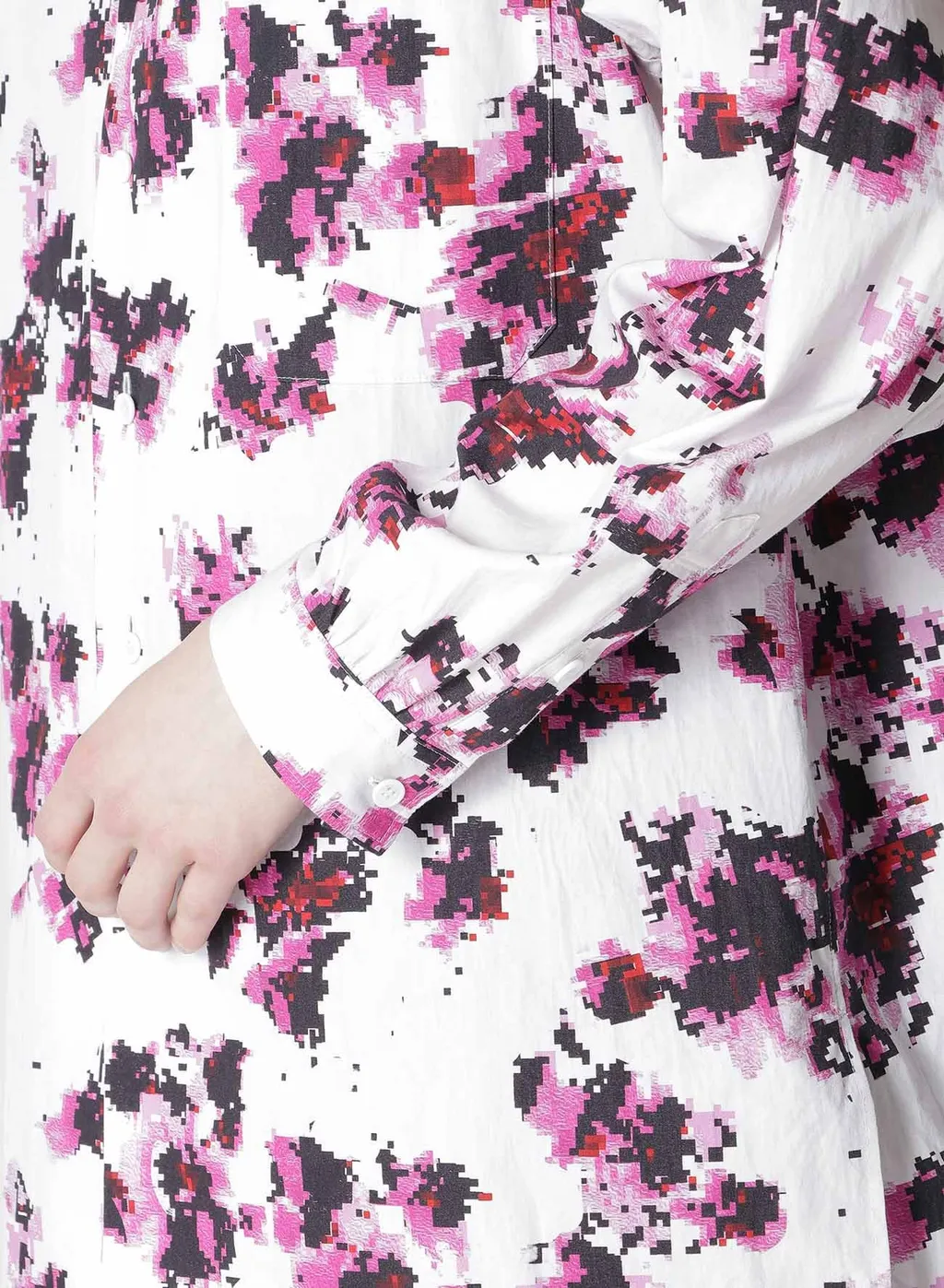 Broad Flower Pt Big Blouse