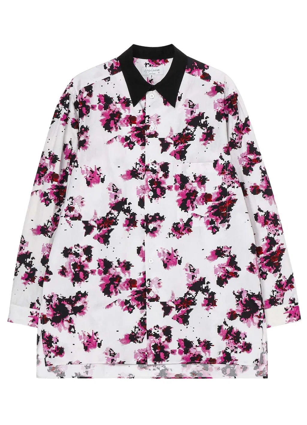 Broad Flower Pt Big Blouse