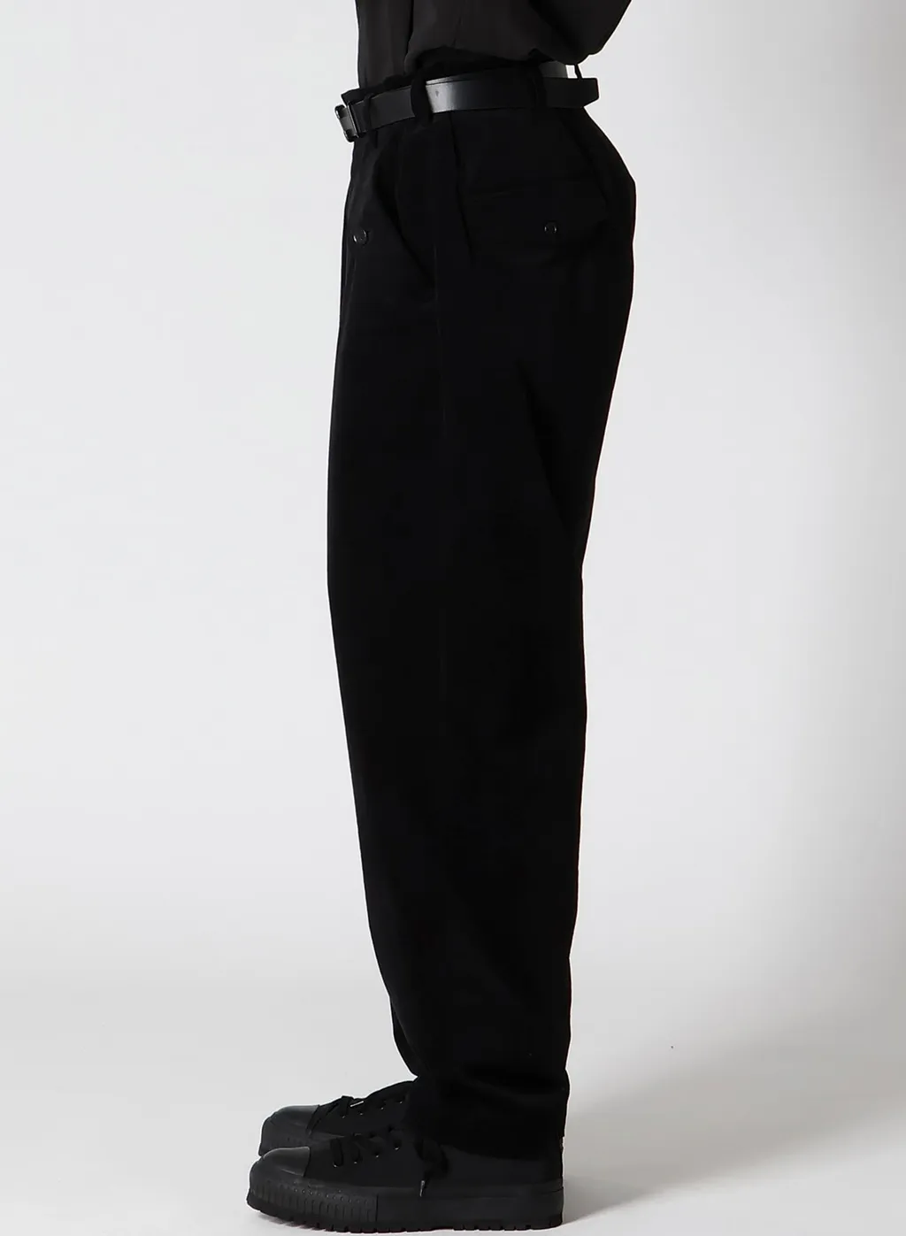 50C Velvet Tuck Pants