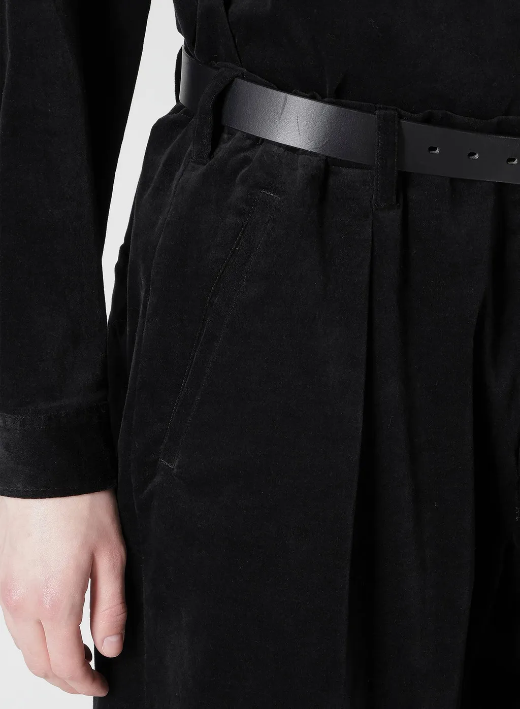 50C Velvet Hem Rib Pants