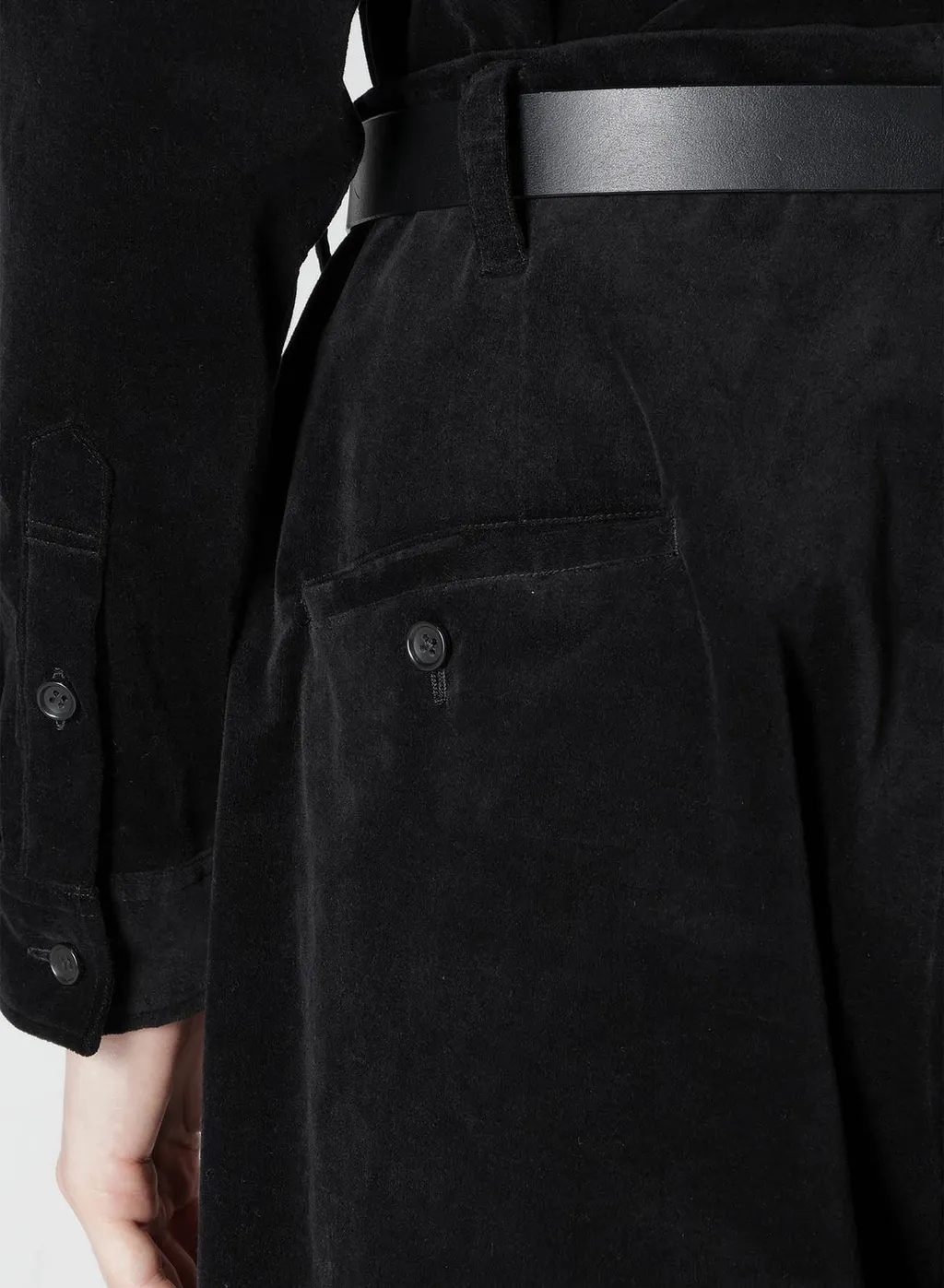 50C Velvet Hem Rib Pants