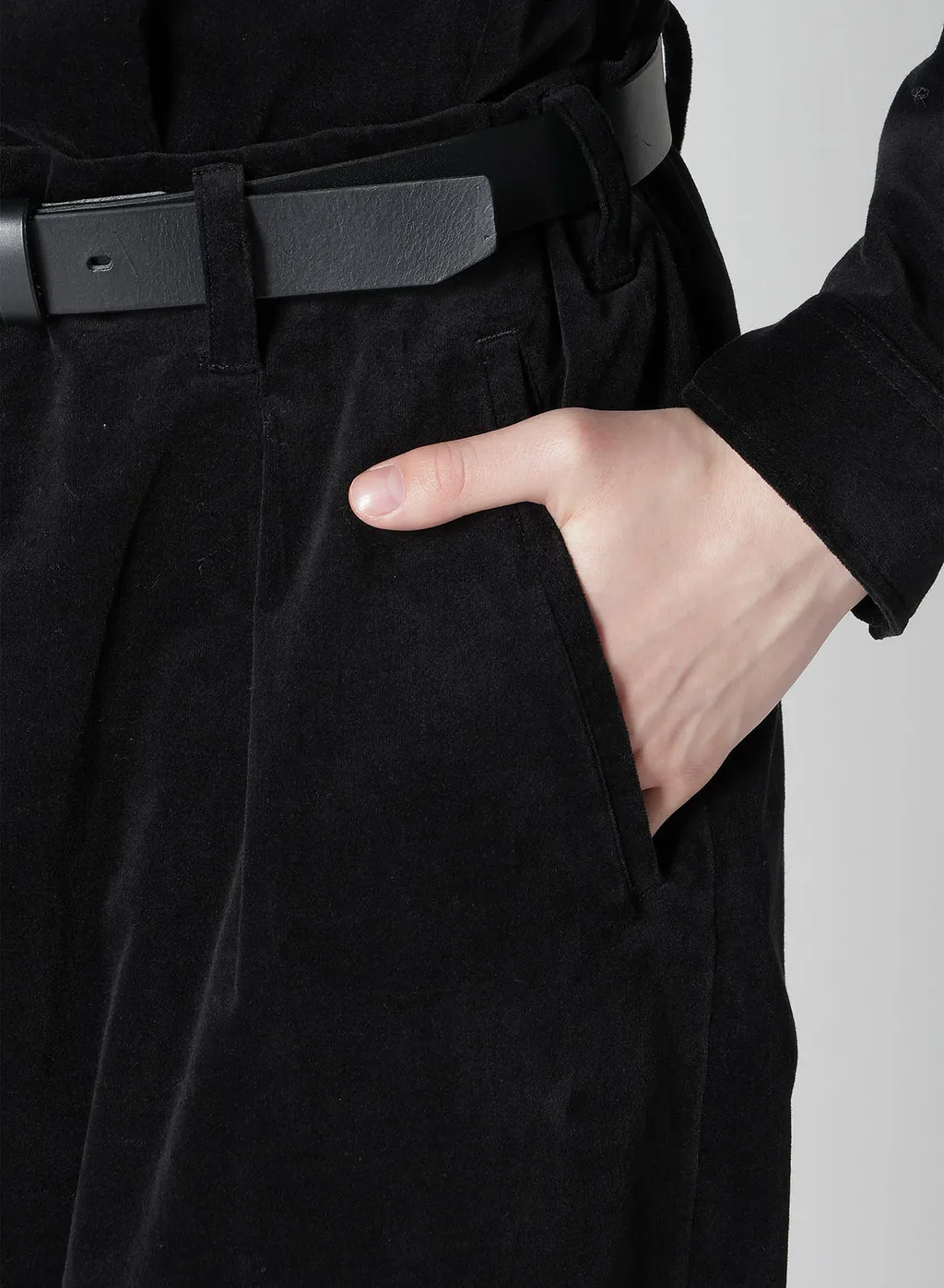 50C Velvet Hem Rib Pants