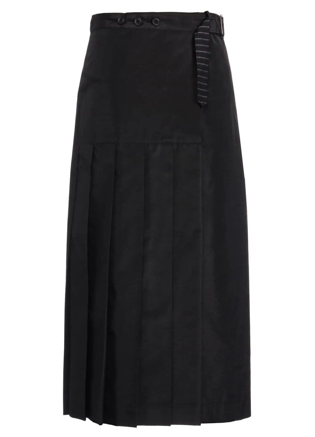 S/Pe Taffeta Pleats Skirt