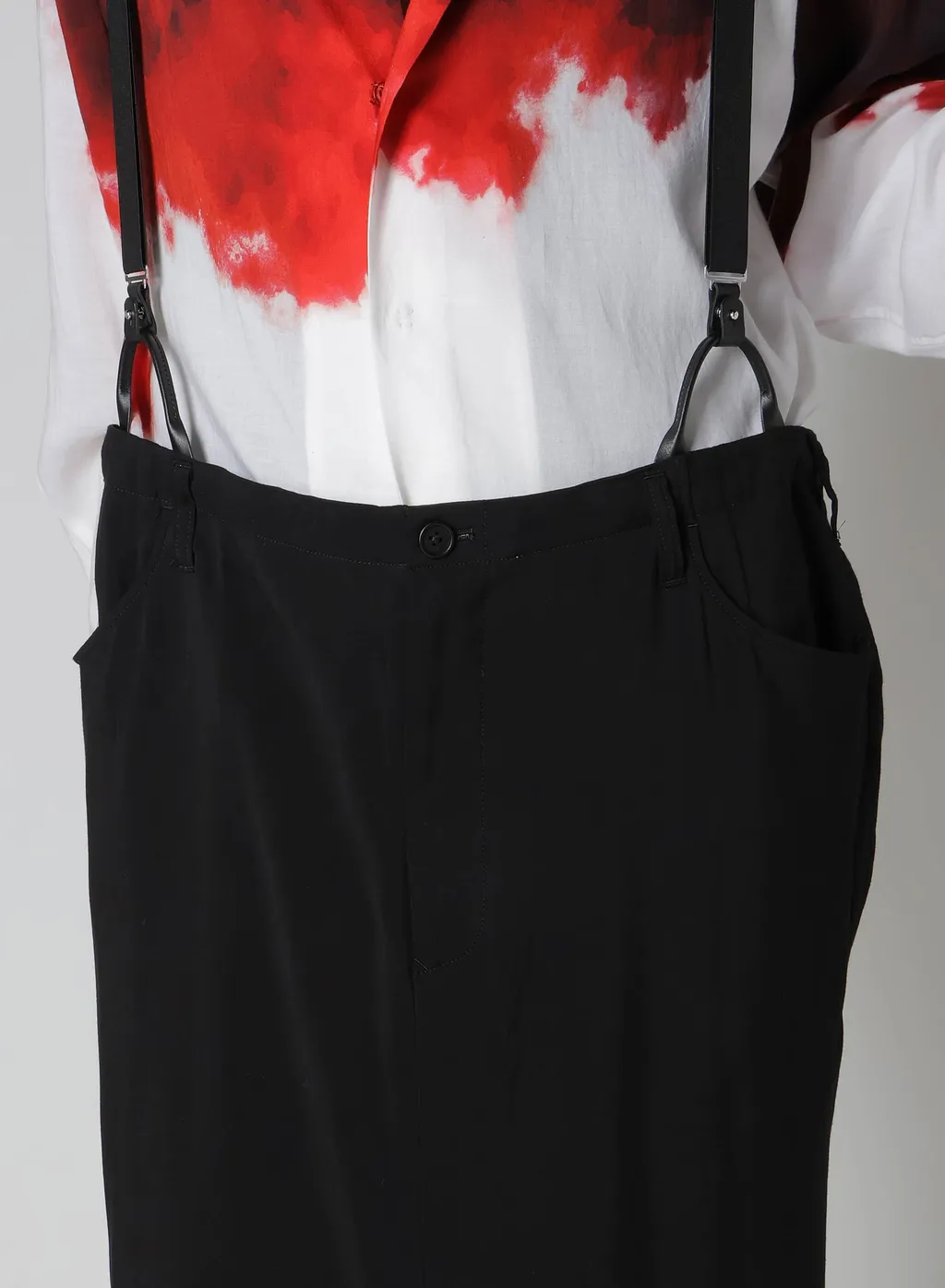 Cu/Ry/S Gabardine Patch Right Side Vents Skirt