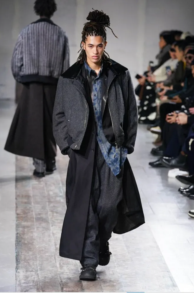 Carse Tweed Hem Tab Pants