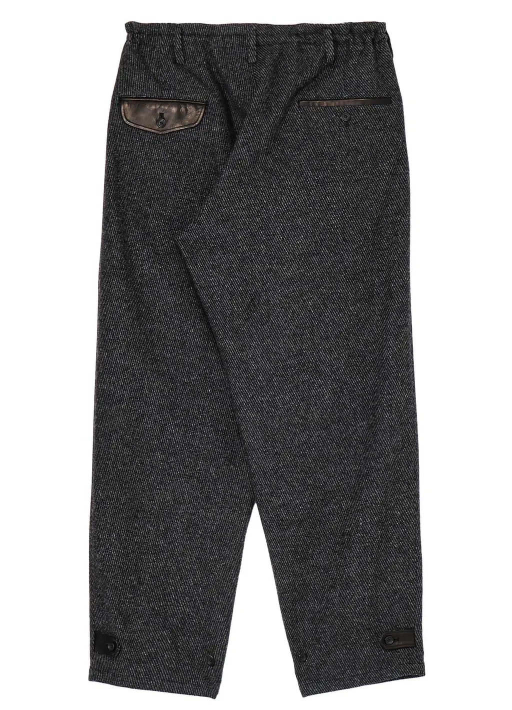 Carse Tweed Hem Tab Pants
