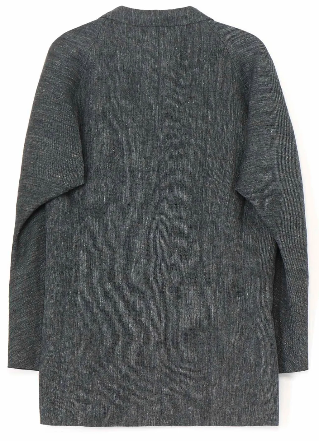 Flax Top Gabardine Raglan Sleeve Jacket