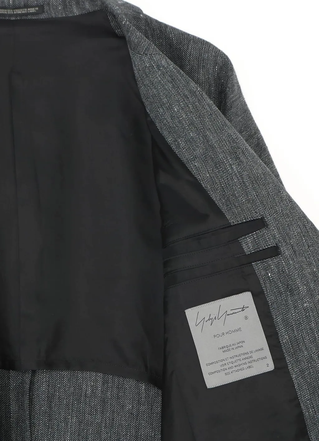 Flax Top Gabardine Raglan Sleeve Jacket