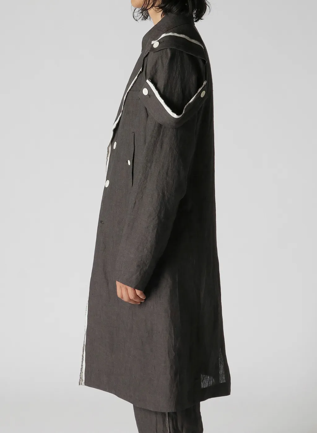 Hemp Cloth K-Shoulder Epaulet Long J