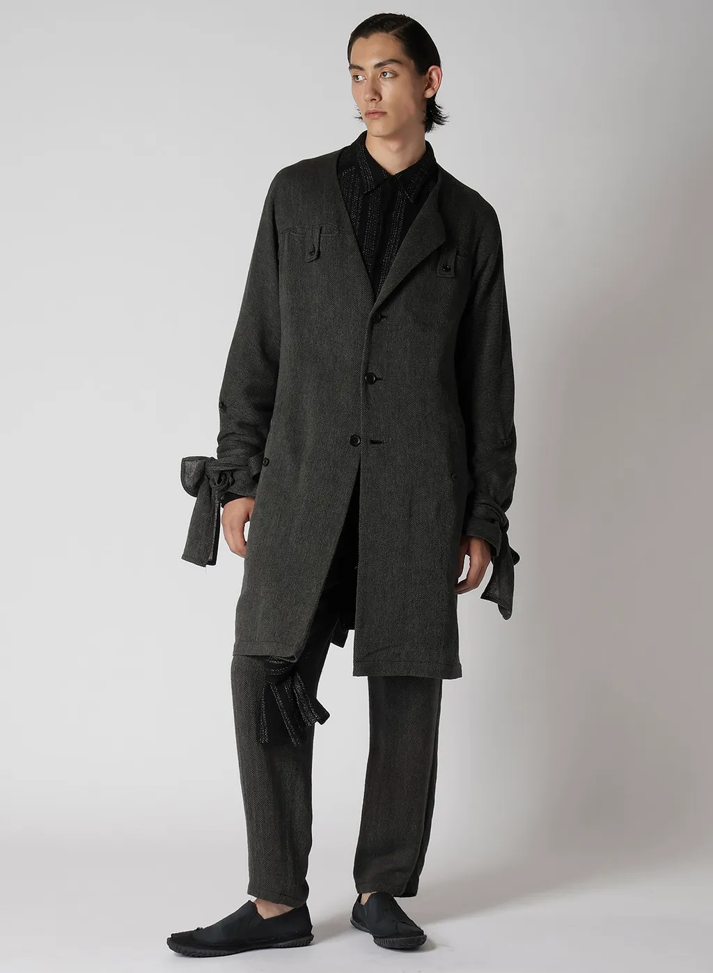 C/Soft Tweed M-Front Asymme Cuff Designed D