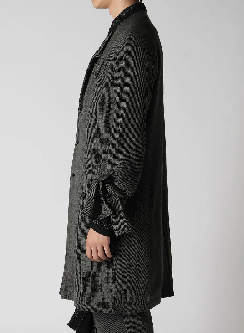 C/Soft Tweed M-Front Asymme Cuff Designed D