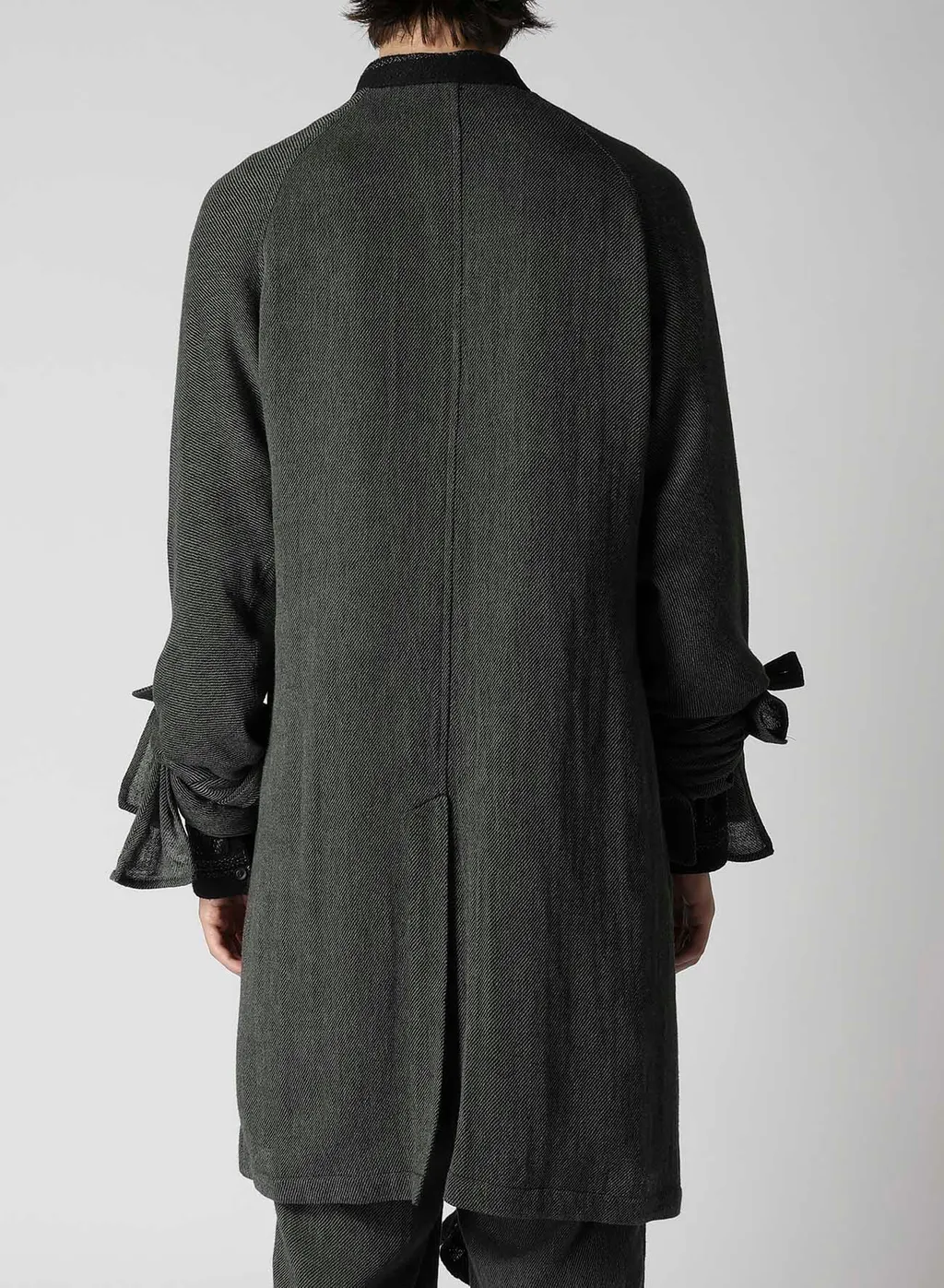 C/Soft Tweed M-Front Asymme Cuff Designed D