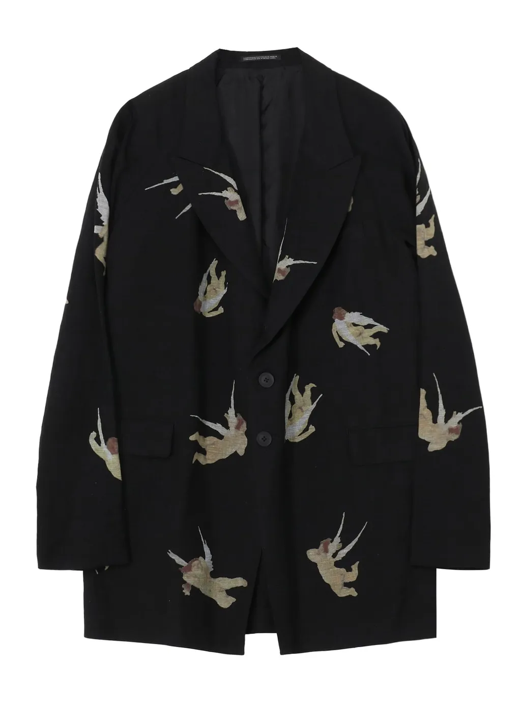 Angel Pattern Double Front Jacket
