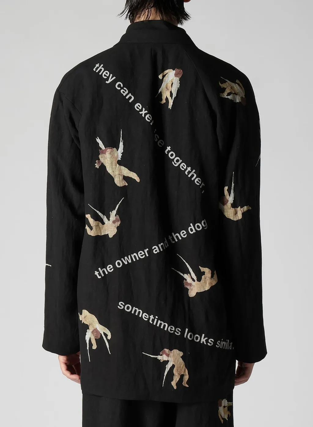 Angel Pattern Double Front Jacket