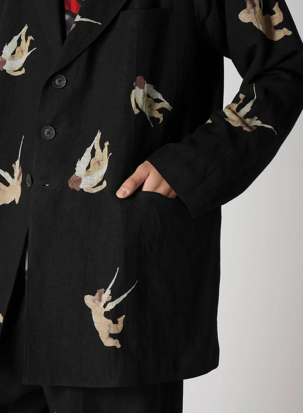 Angel Pattern Double Front Jacket
