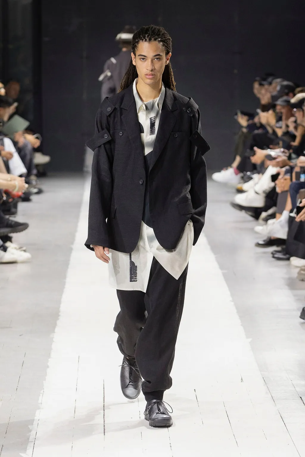 L Veil Lawn R-Ribbed Hem Pants