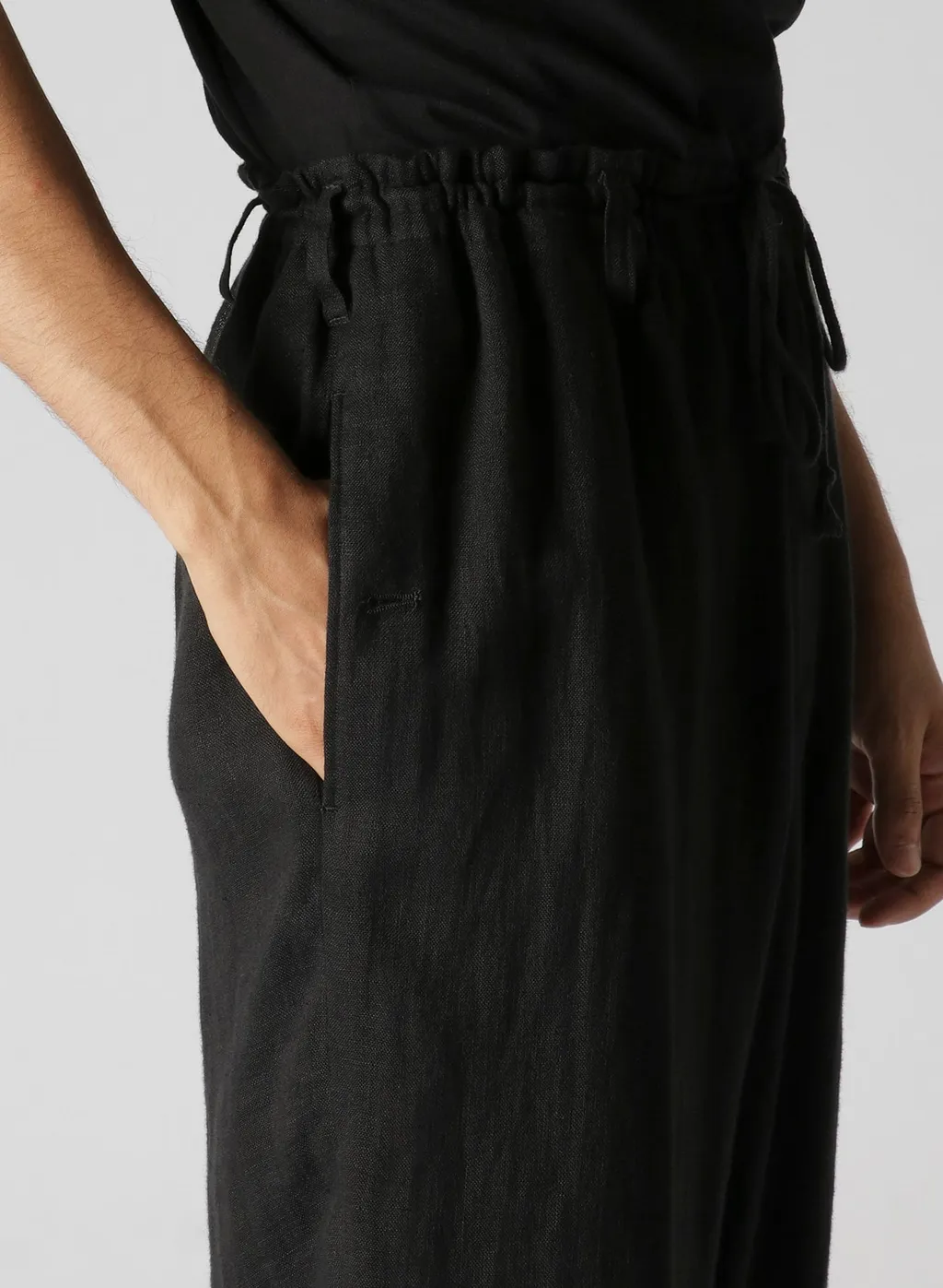 L Veil Lawn R-Ribbed Hem Pants