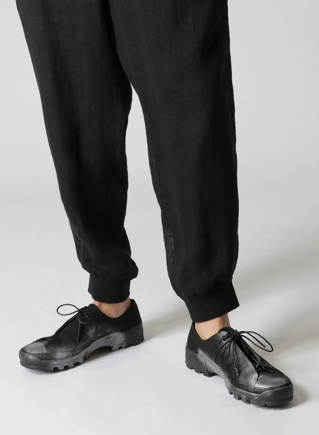 L Veil Lawn R-Ribbed Hem Pants