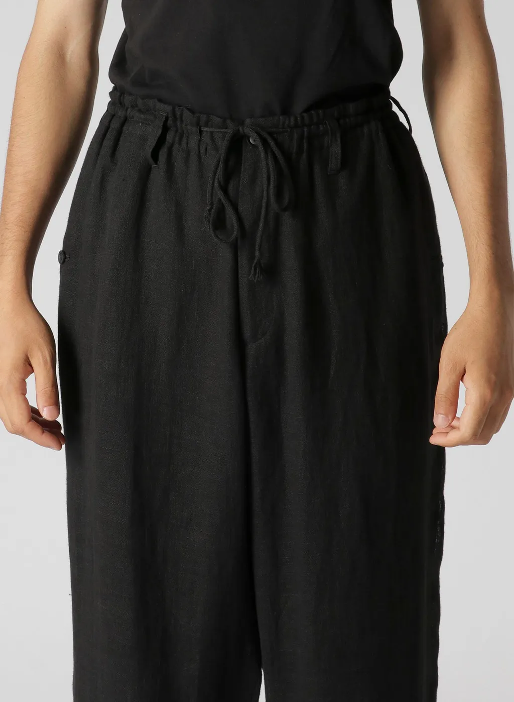 L Veil Lawn R-Ribbed Hem Pants