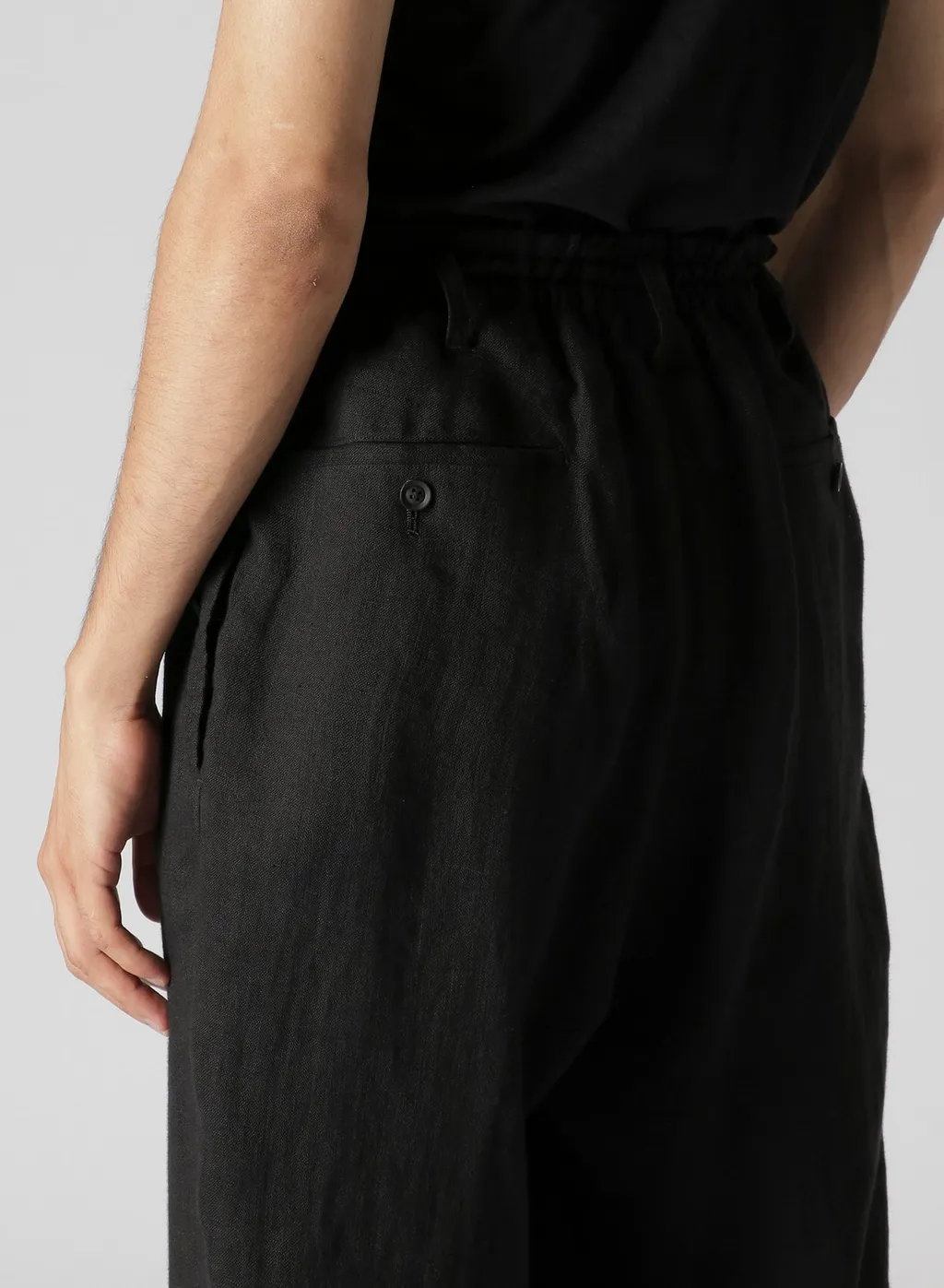 L Veil Lawn R-Ribbed Hem Pants