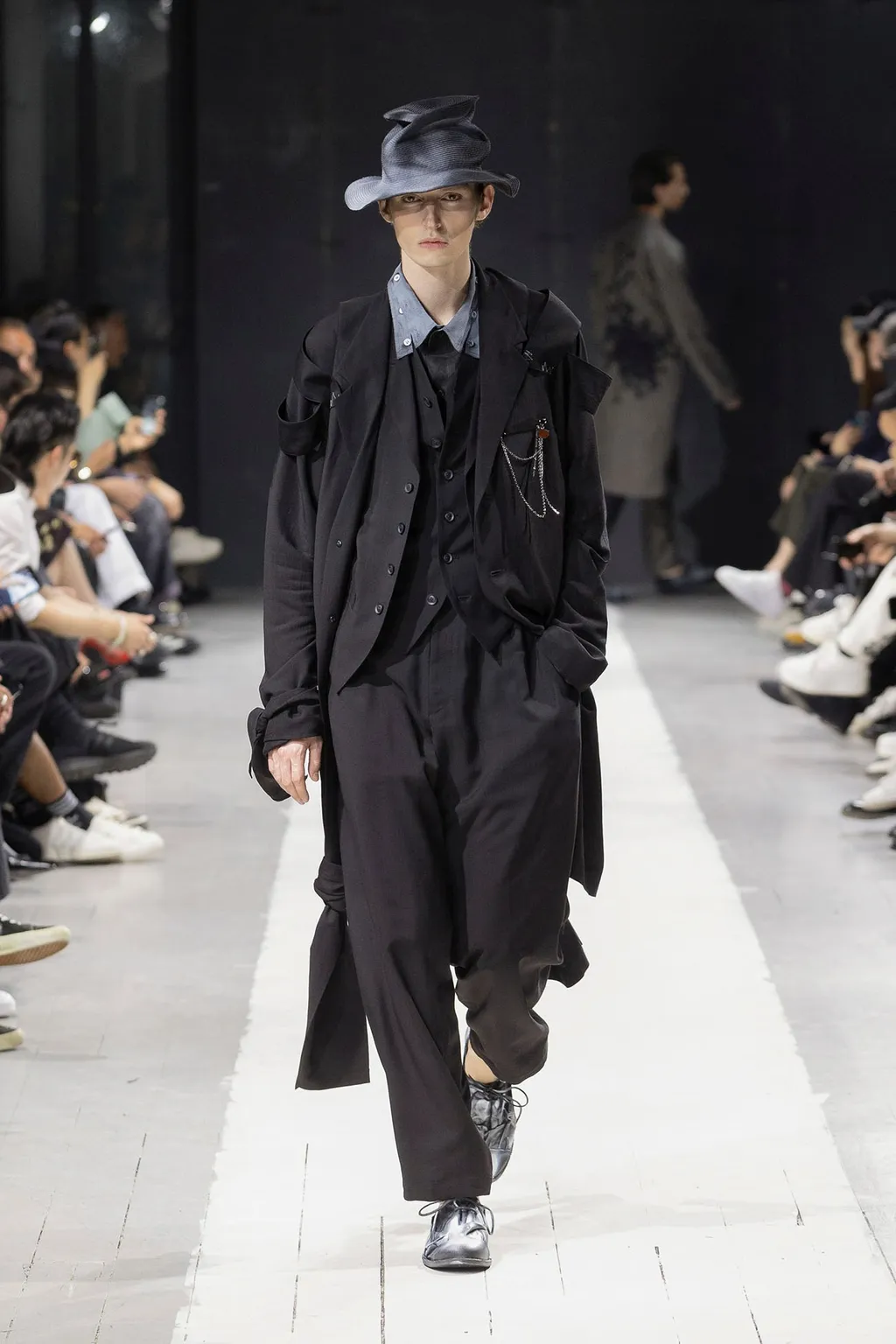 W/Ry Hard Twisted Gabardine U-Side Seam Tuck Pants