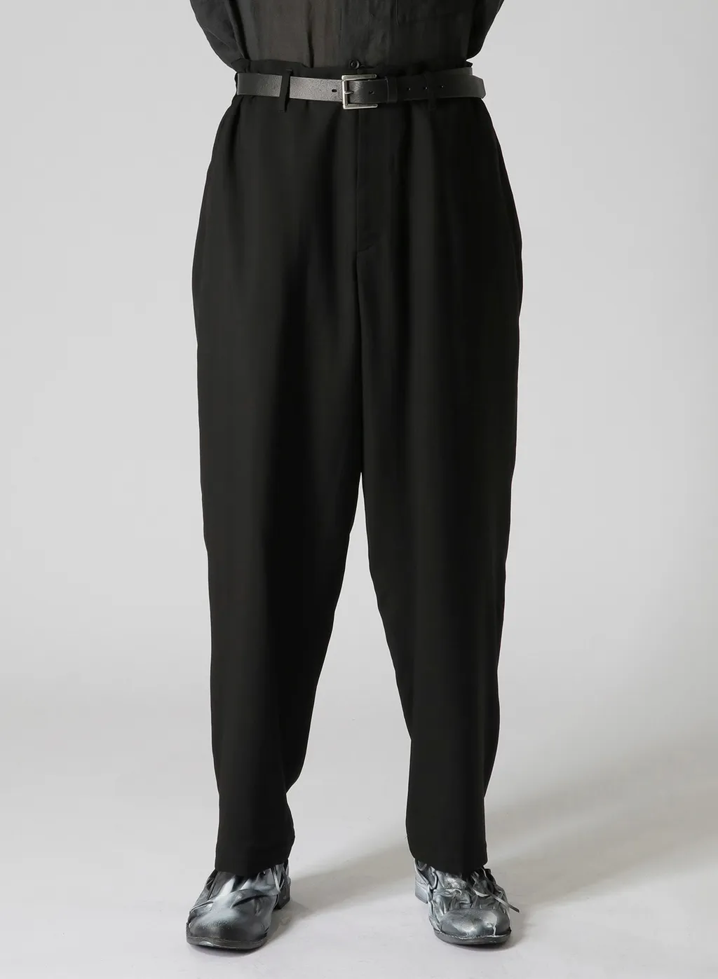 W/Ry Hard Twisted Gabardine U-Side Seam Tuck Pants