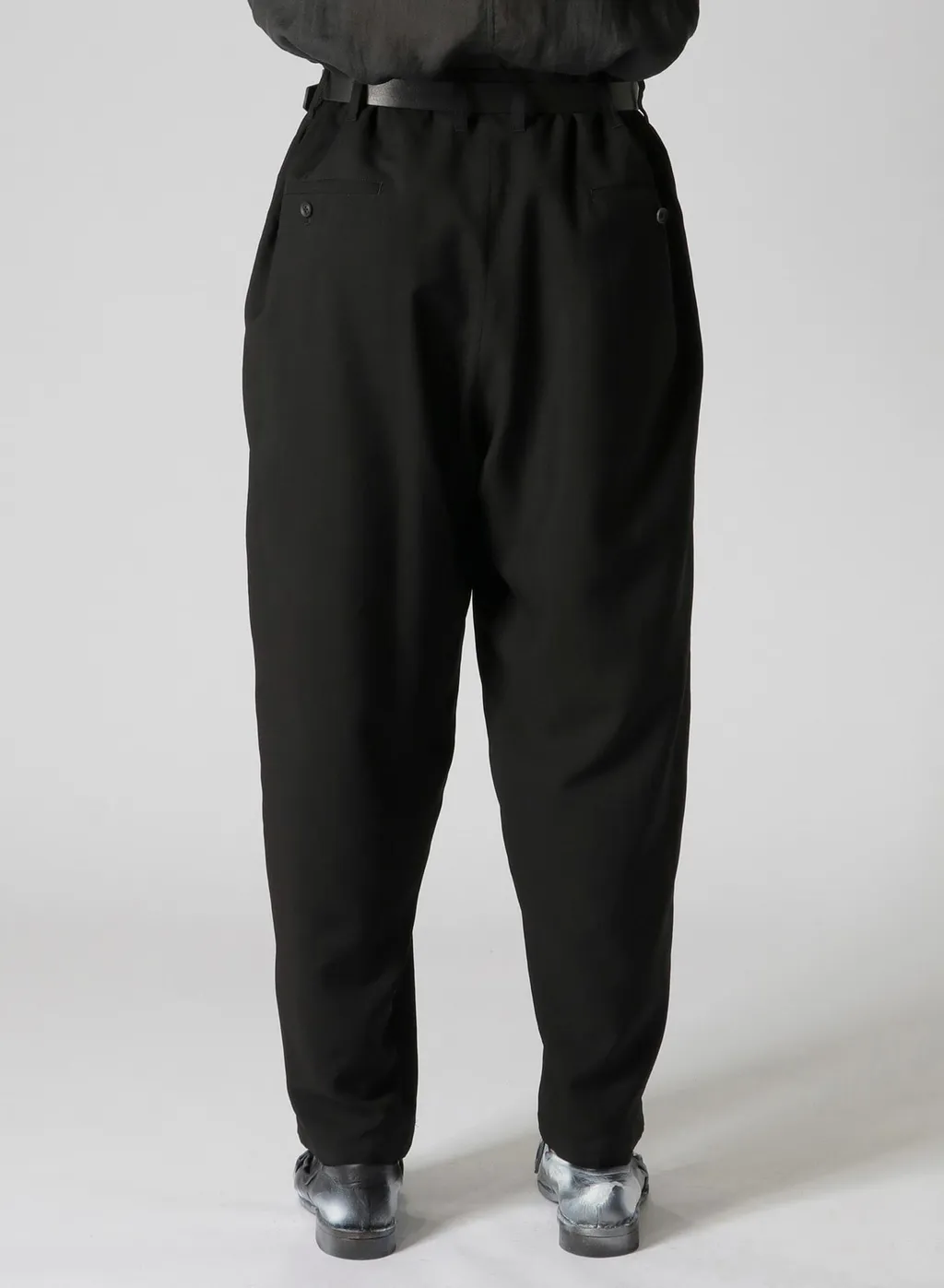 W/Ry Hard Twisted Gabardine U-Side Seam Tuck Pants