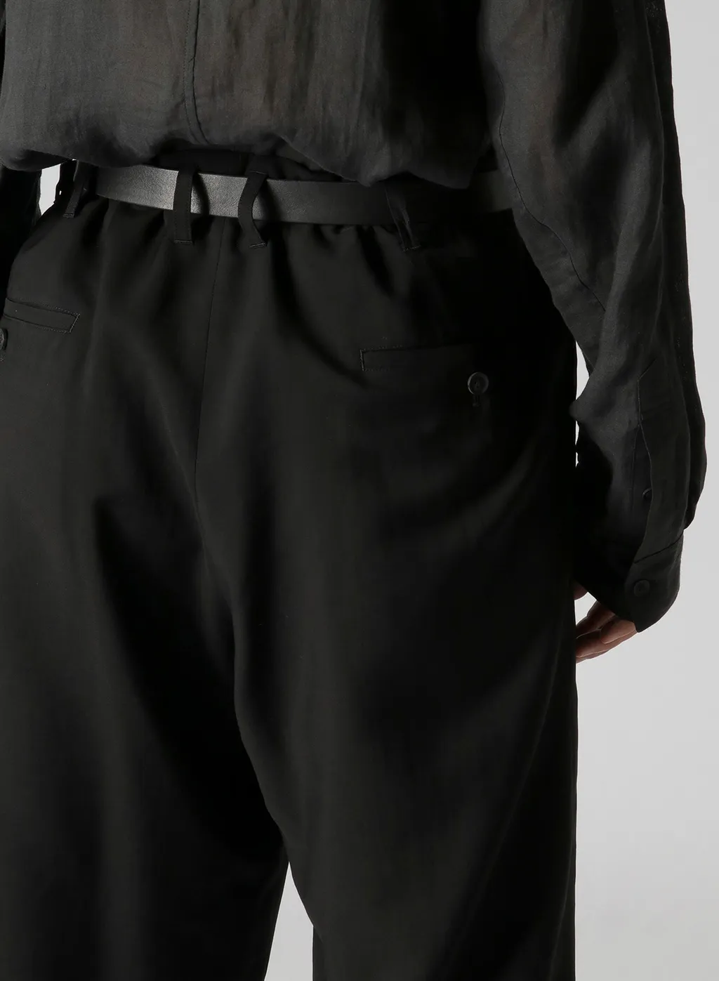 W/Ry Hard Twisted Gabardine U-Side Seam Tuck Pants