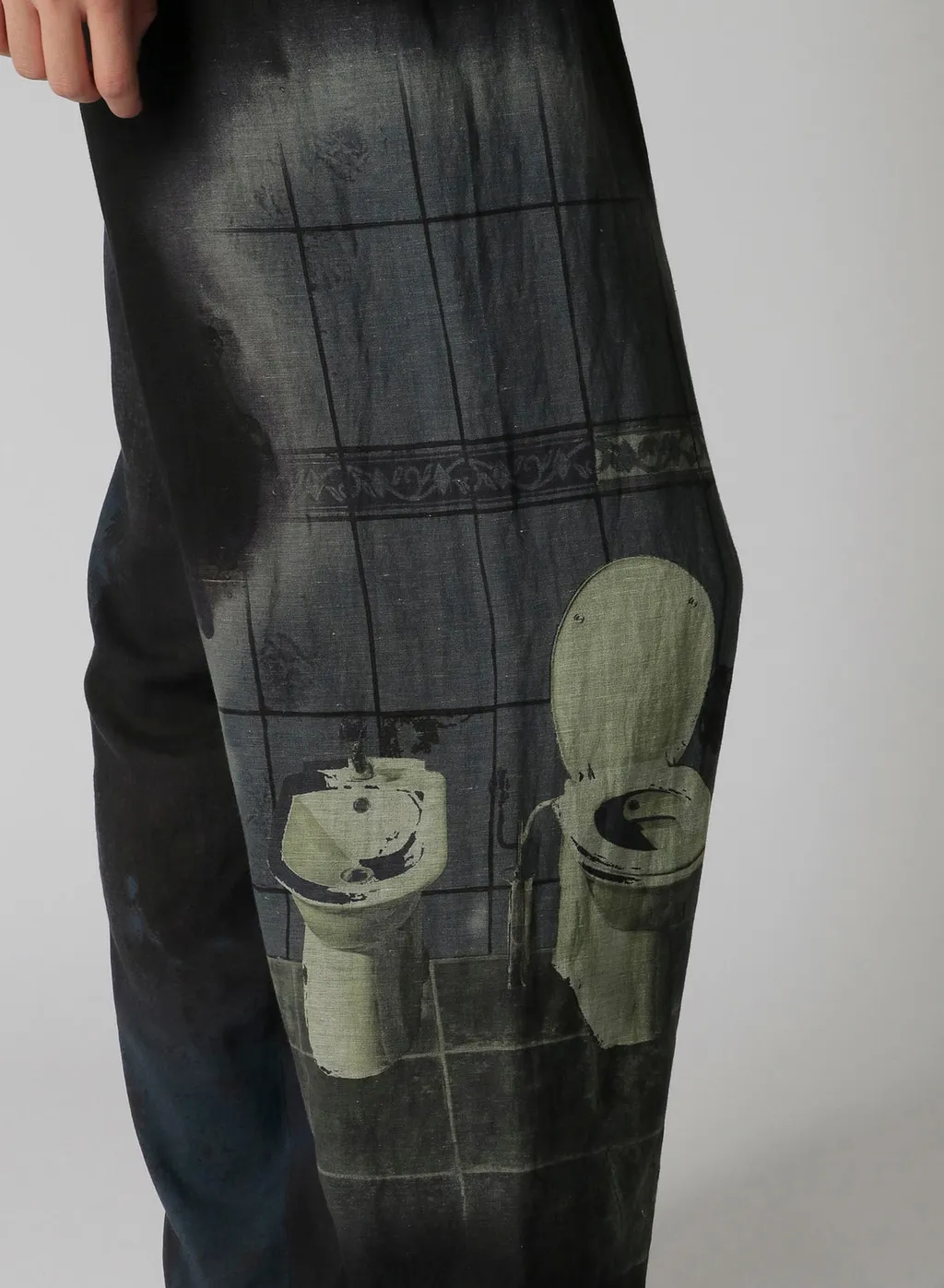 U-Fountain Print Pants
