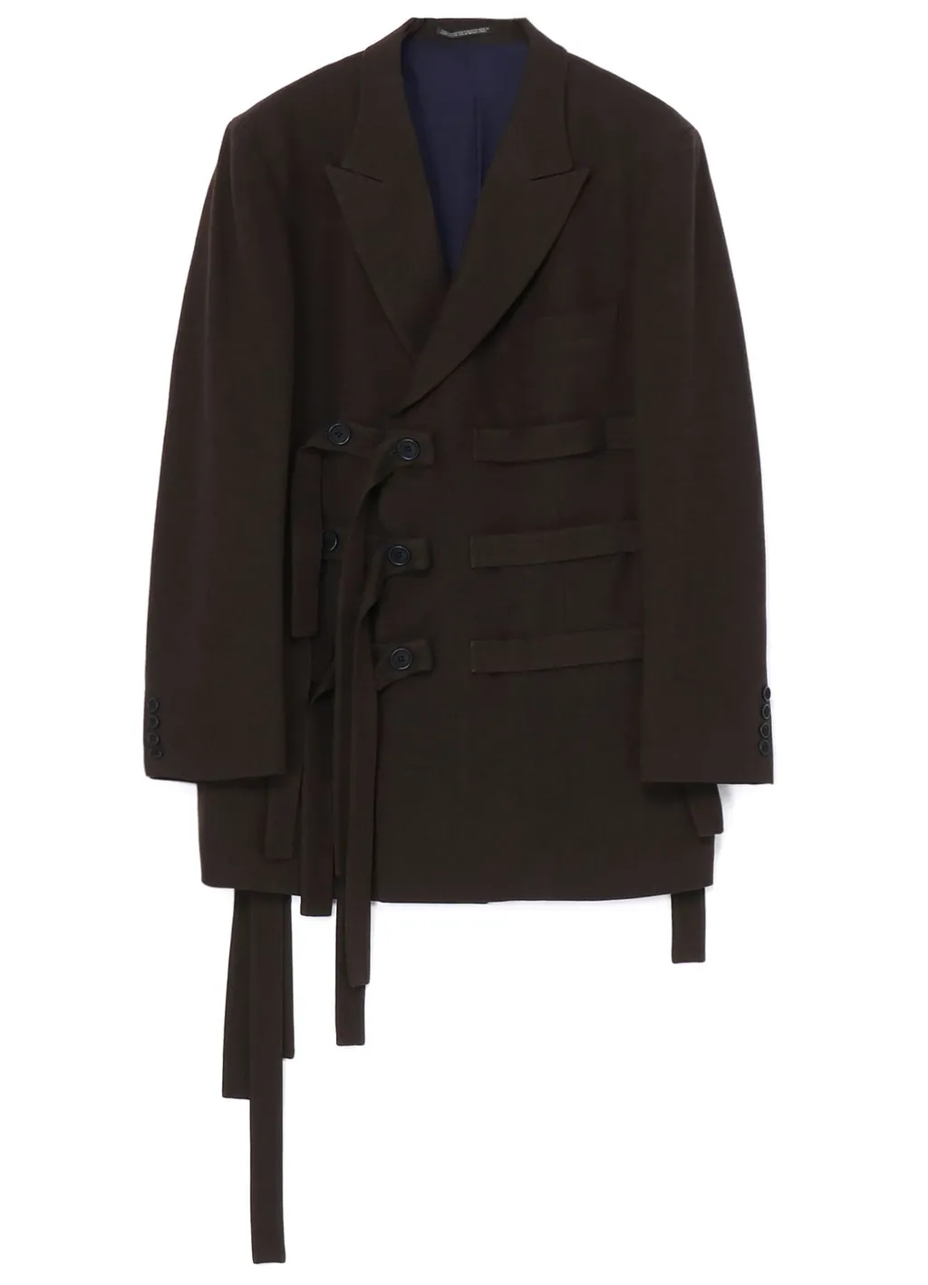 Khaki W/L/C W-Belted Double Jacket