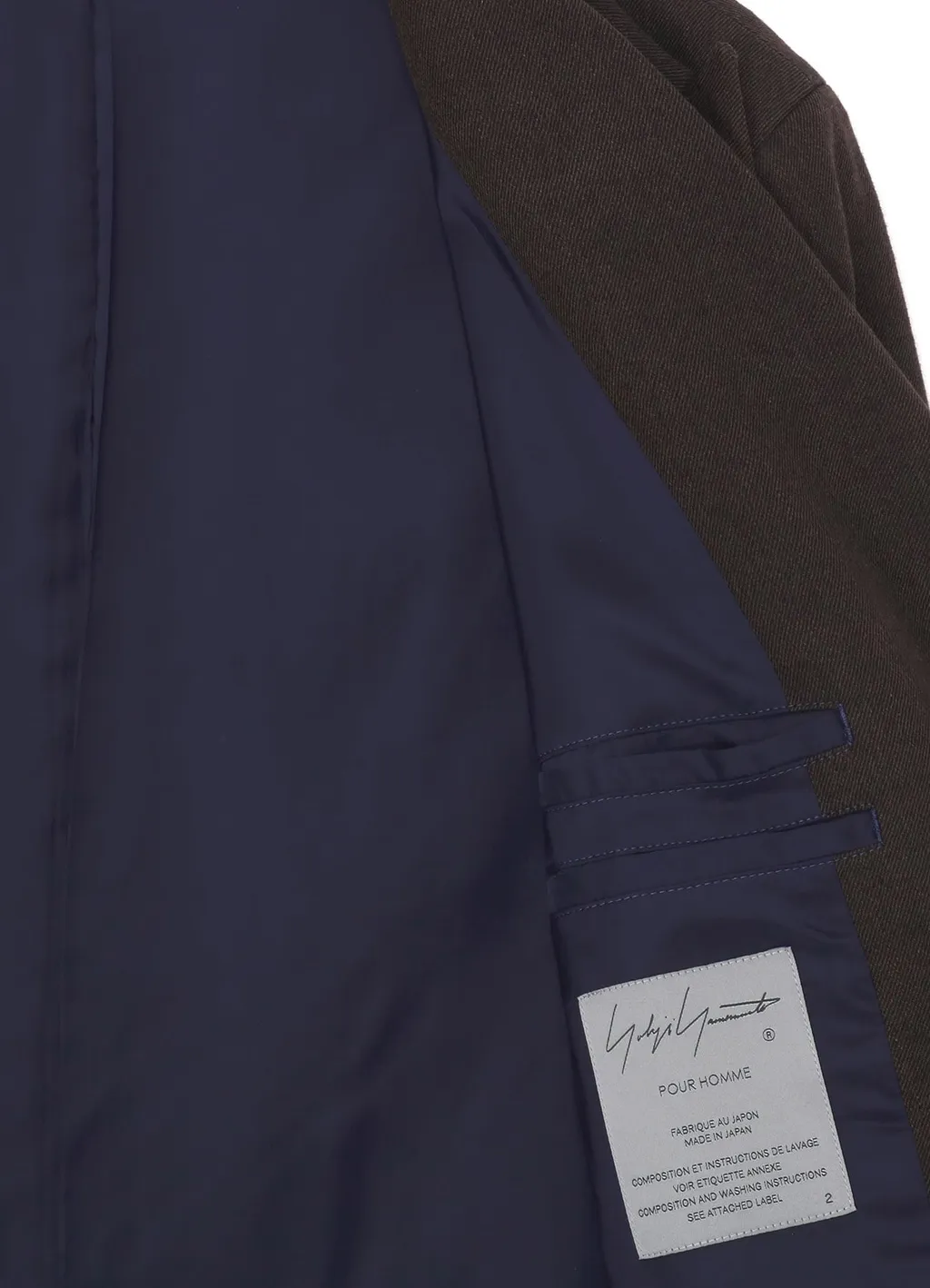 Khaki W/L/C W-Belted Double Jacket
