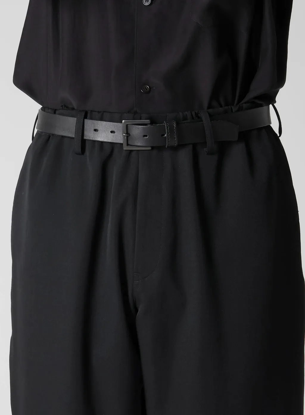 Wool Gabardine W Stitch Pants