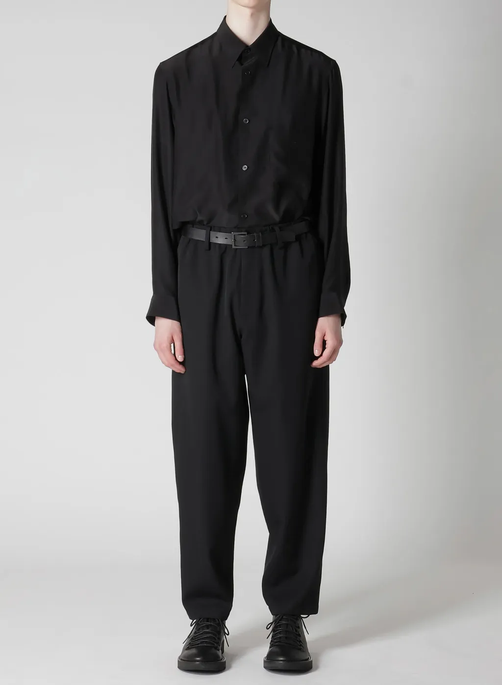 Wool Gabardine W Stitch Pants