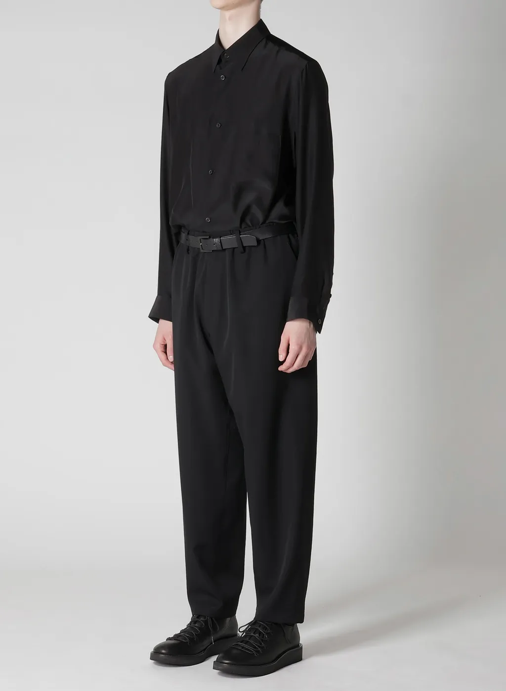Wool Gabardine W Stitch Pants