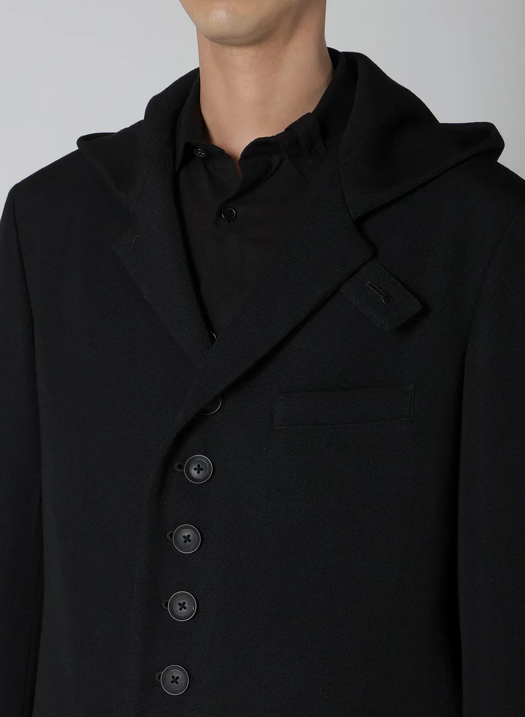 Army Gabardine Hooded Tab Jacket