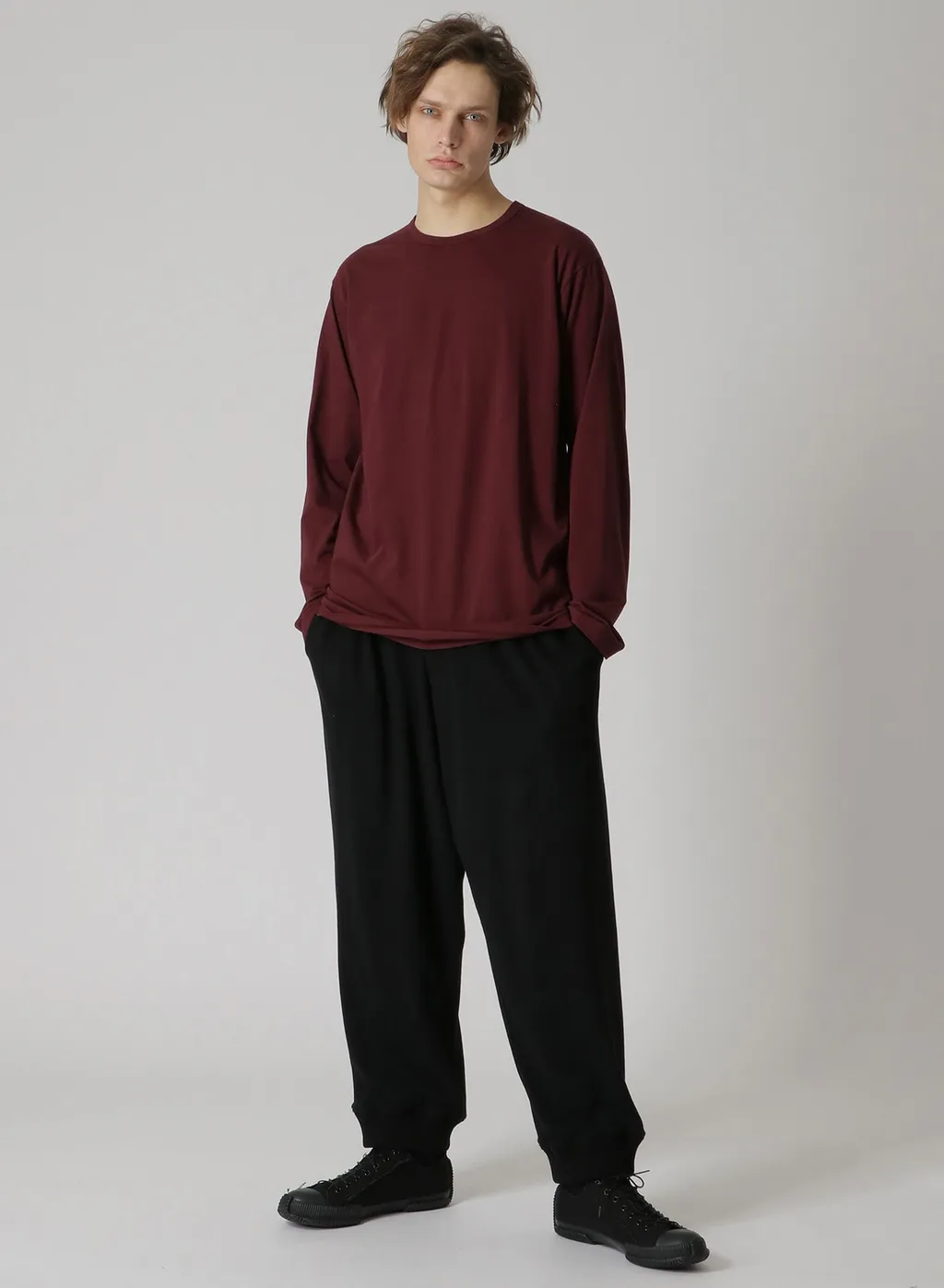Ultima Cotton Round Neck Long Sleeve T-Shirt