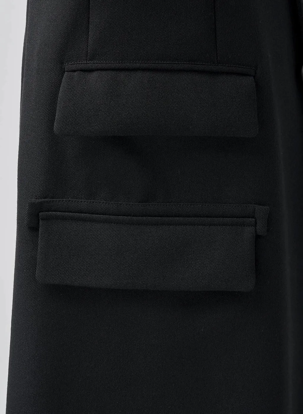 Re Army Gabardine S-3Bs Notched Lapel Long Jacket