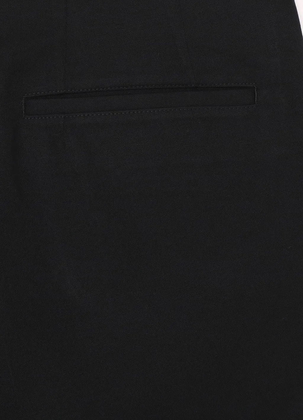 Suit Gabardine No-Tuck Pants