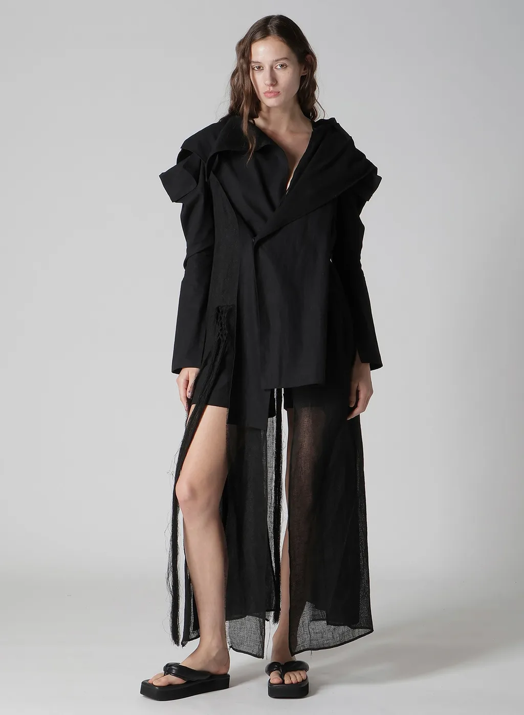 Fringe Long Jacket