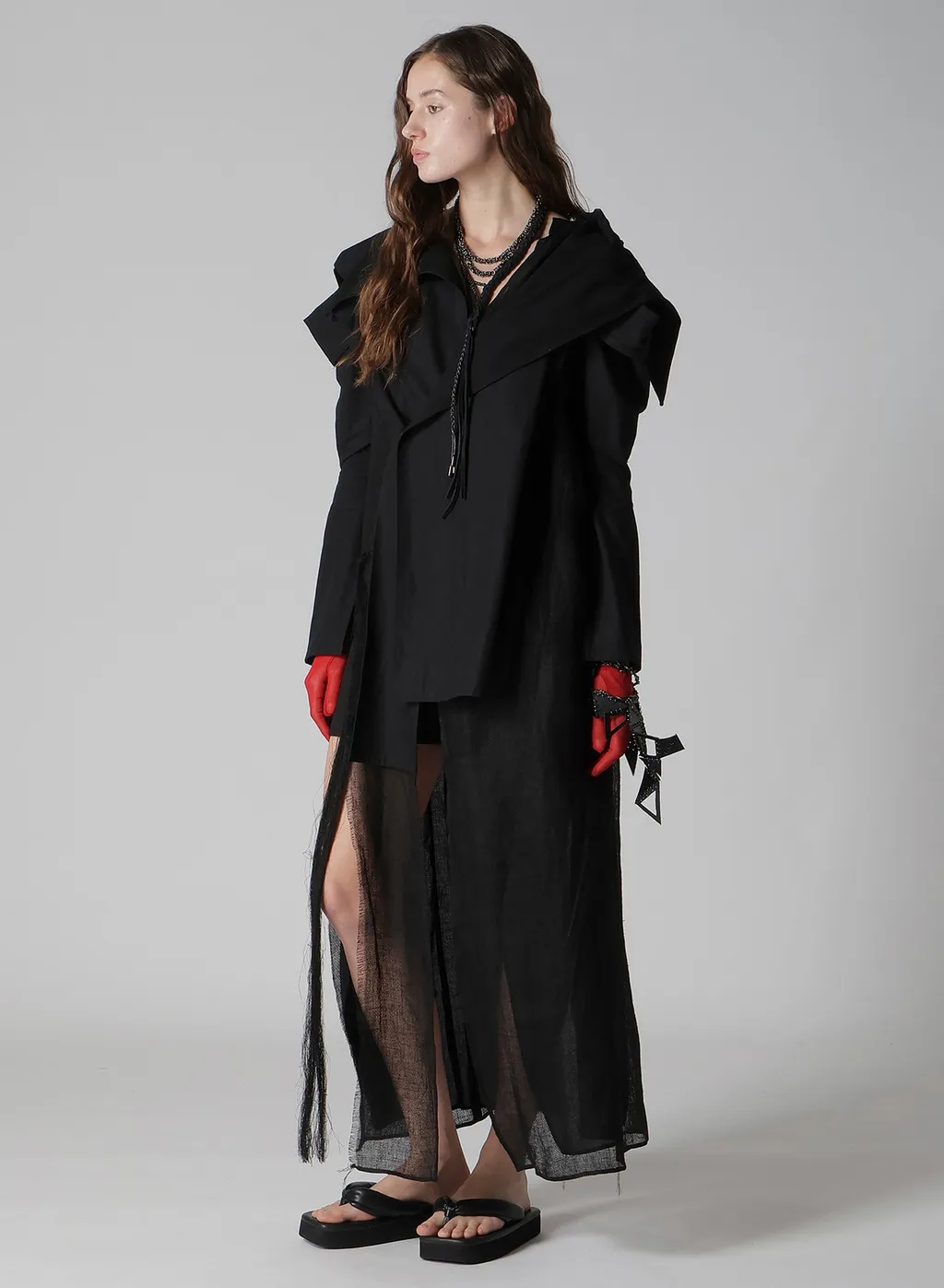 Fringe Long Jacket