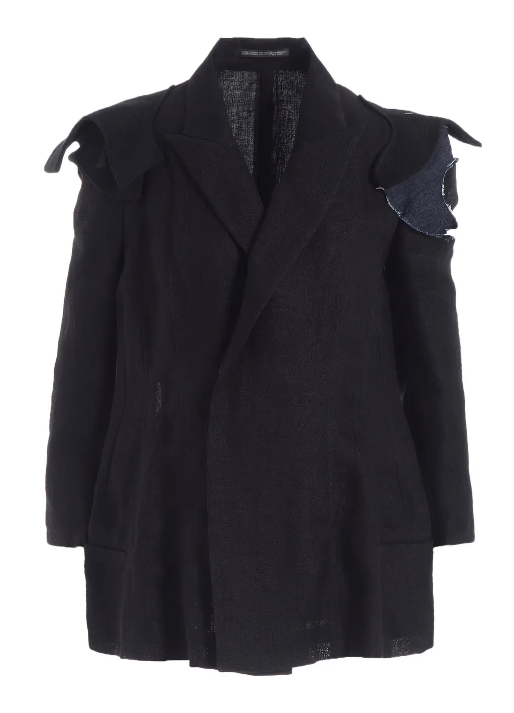 Li Double Gauze Shoulder Motif Jacket