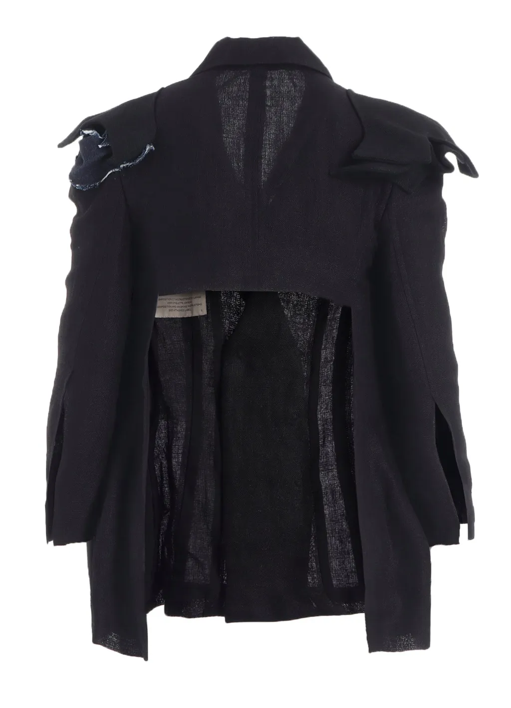 Li Double Gauze Shoulder Motif Jacket