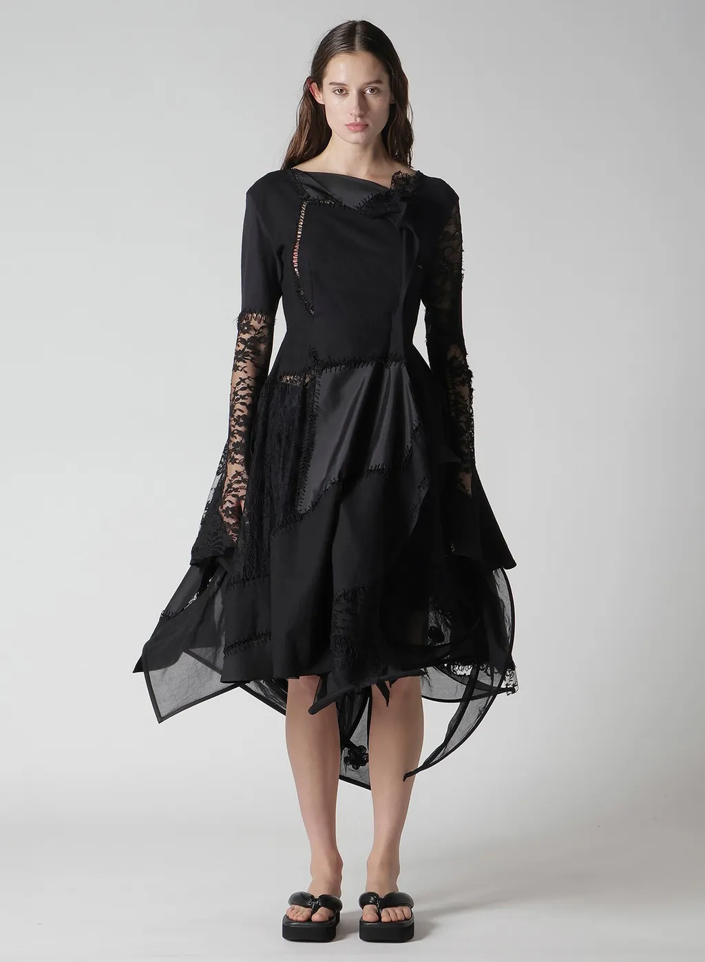 Salsa Lace Patchwork Long Blouse