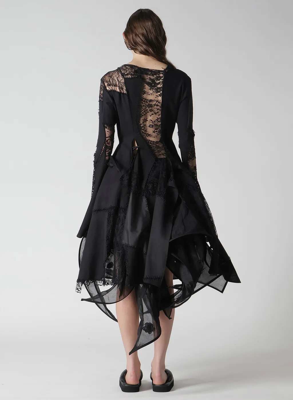 Salsa Lace Patchwork Long Blouse