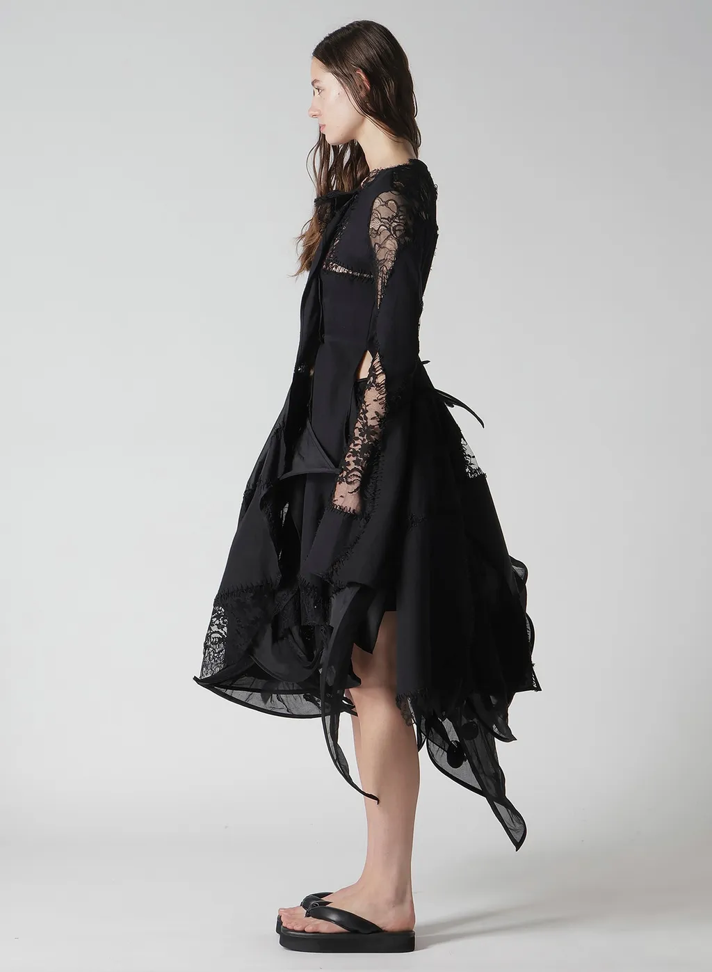 Salsa Lace Patchwork Long Blouse